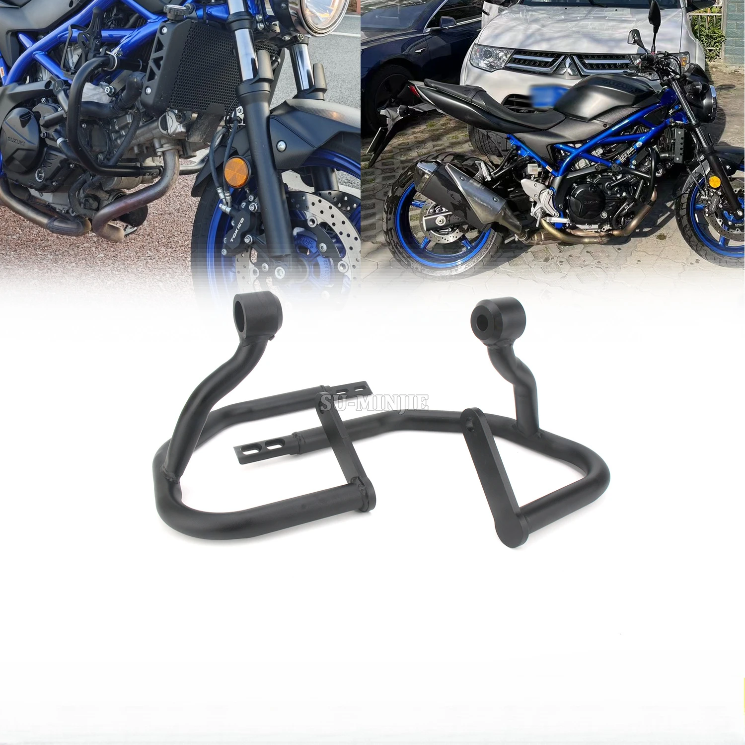 

For Suzuki SV650 SV650X Motorcycle Engine Guard Crash Bar Anti-fall Frame Bumper Protector Bumper Engine Side Box Anti Drop