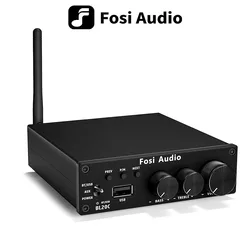 Fosi Audio BL20C Bluetooth 5.0 2.1 HiFi Audio Receiver Amplifier Mini Class D Amp U-Disk Player 160W x2