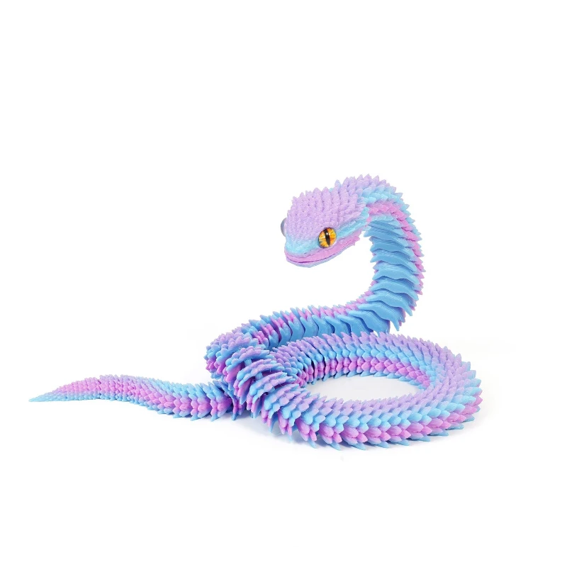 3d Snake Rotatable Articulated Dragon Crafts Desktop Decoration Home Creative Interaction Toys Chic Cute Movable Ornaments