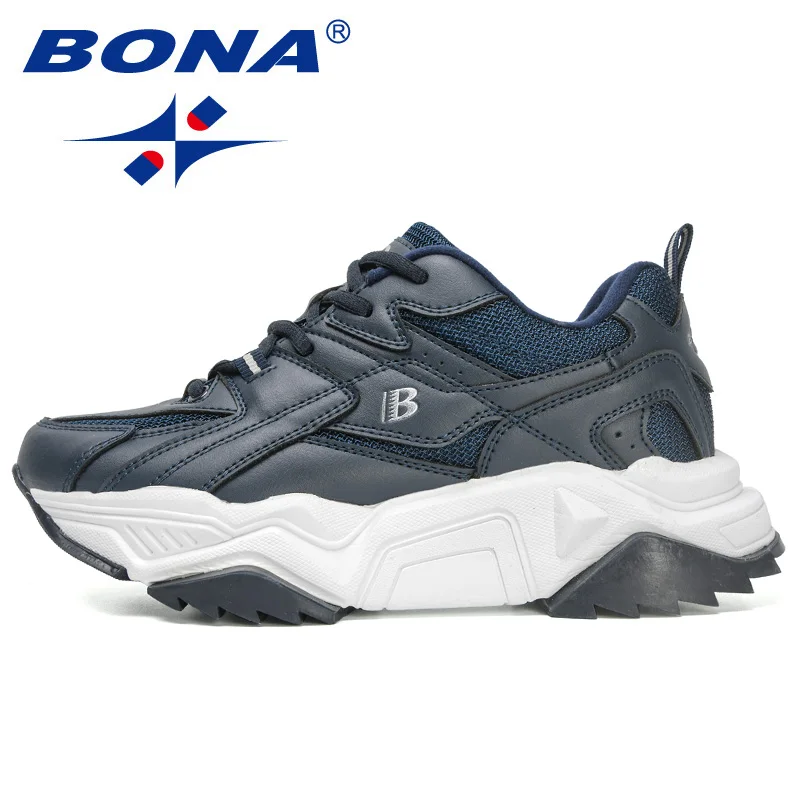 BONA 2022 New Designers Sport Shoes Training Running Shoes Woman Breathable Casual Sneaker Ladies Platform Shoe Zapatillas Mujer