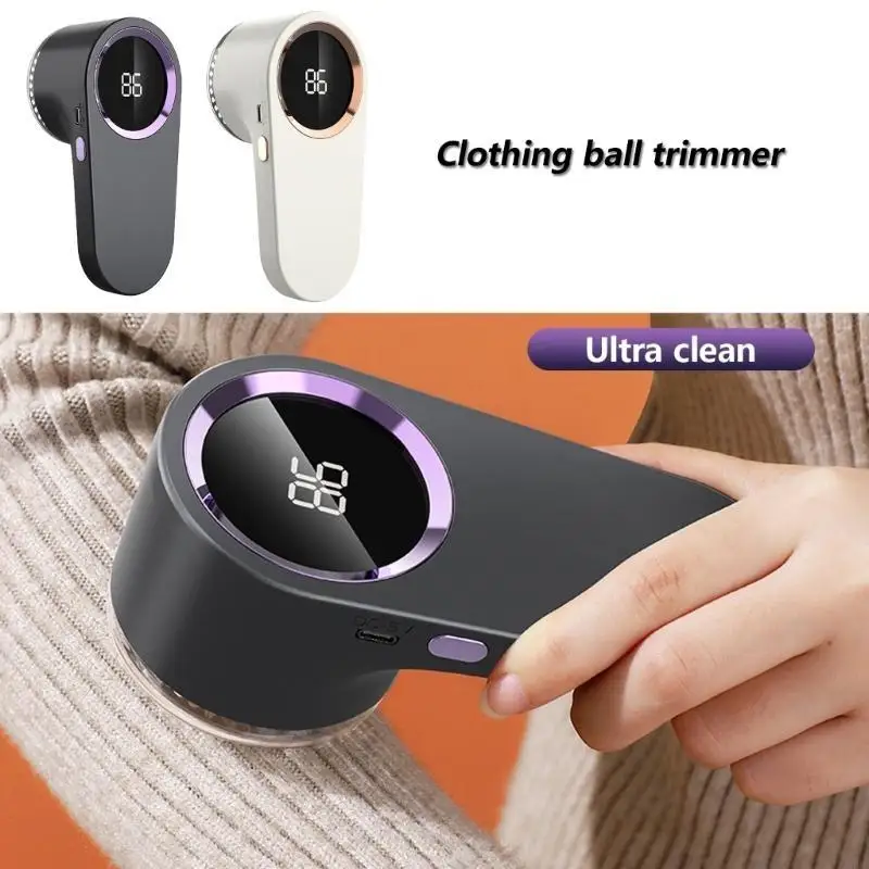 J6PE LED Digital Display Fabric Groomers Fabric Shavers for Clothing and Furniture