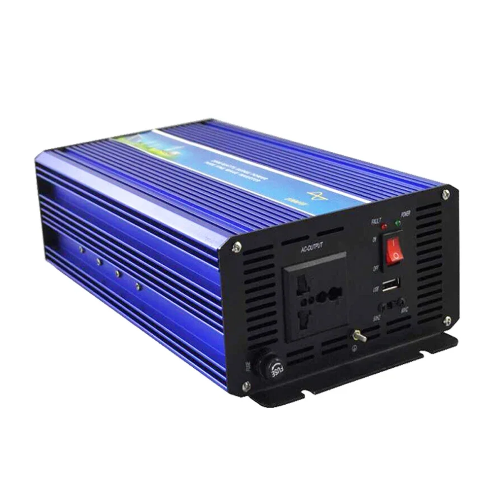 Imagem -03 - Onda Senoidal Pura 600w10kw dc 12v 24v para ac 110v 220v 50hz 60hz Led & Lcd Display Digital Inversor de Energia Universal Tomada dos Eua