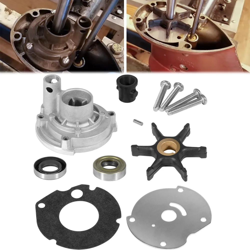 

Комплект для замены водяной помпы 382296 для подвесных моторов Evinrude Johnson 777811 9.5 л.с. 10 л.с. (Подходит для: 9.5 л.с. 1964-1973; 10 л.с. 1958-1963)