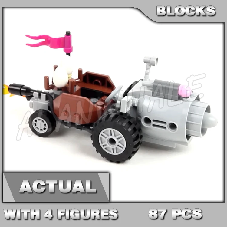 

87 шт., игры с птицами, поросенок, автомобиль, побег, мороженое, шутер, выхлопные трубы, яйца, 10505, строительный блок, игрушка, совместимая с моделью