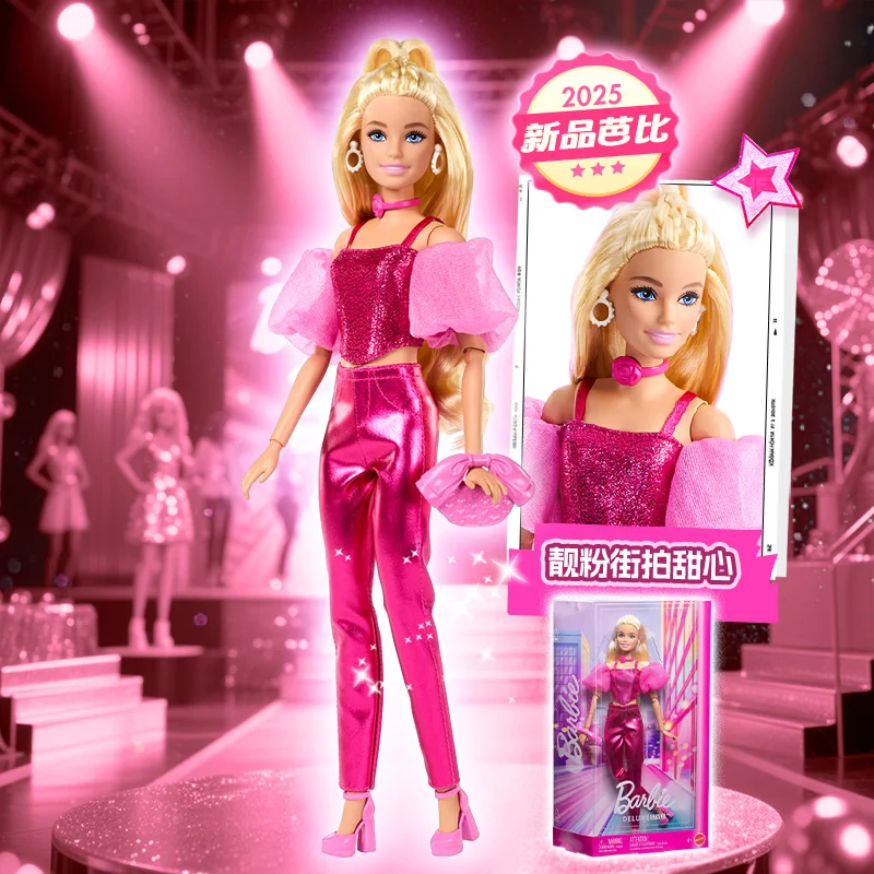 متنوعة الأصلي ماتيل باربي ديلوكس نمط دمية أشقر للفتيات مفصلية المفاصل لعب للأطفال عيد ميلاد هدية الكريسماس