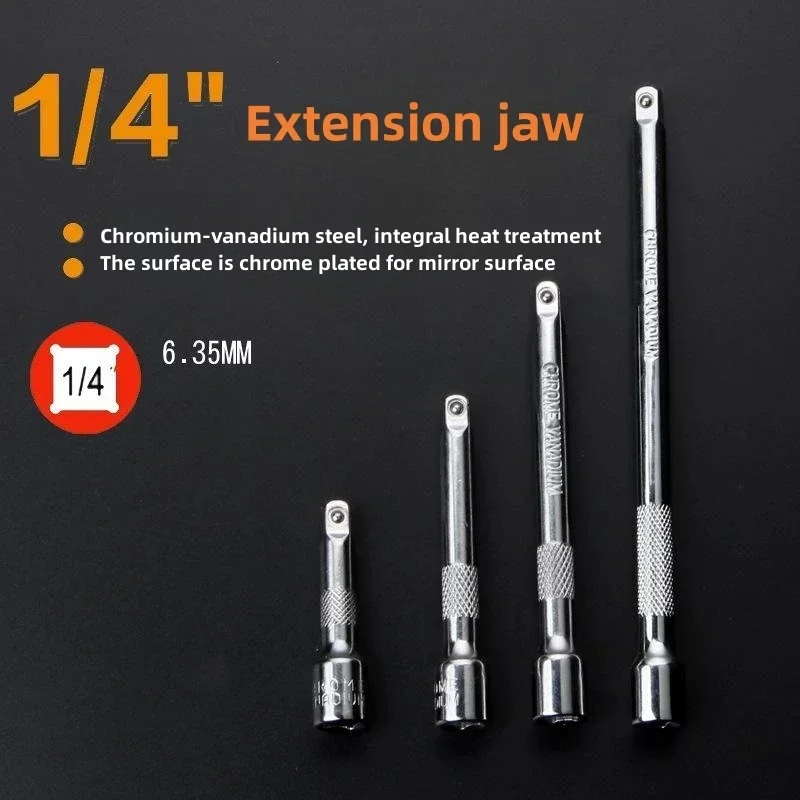 Socket Ratchet Wrench Extension Bar 1/4\