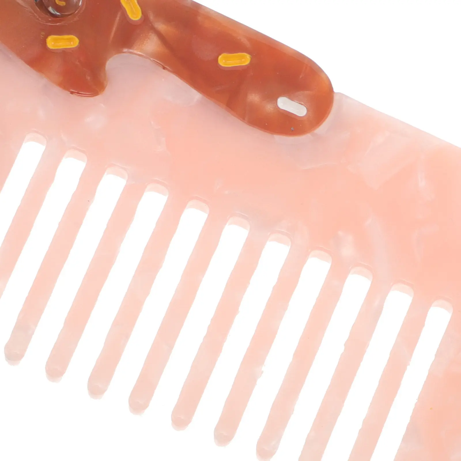Mini Hair Comb Small Portable Comb Keychain Acetate Finish Travel Pocket Detangle Styling Tool for Purse Hairdresser Barber Use