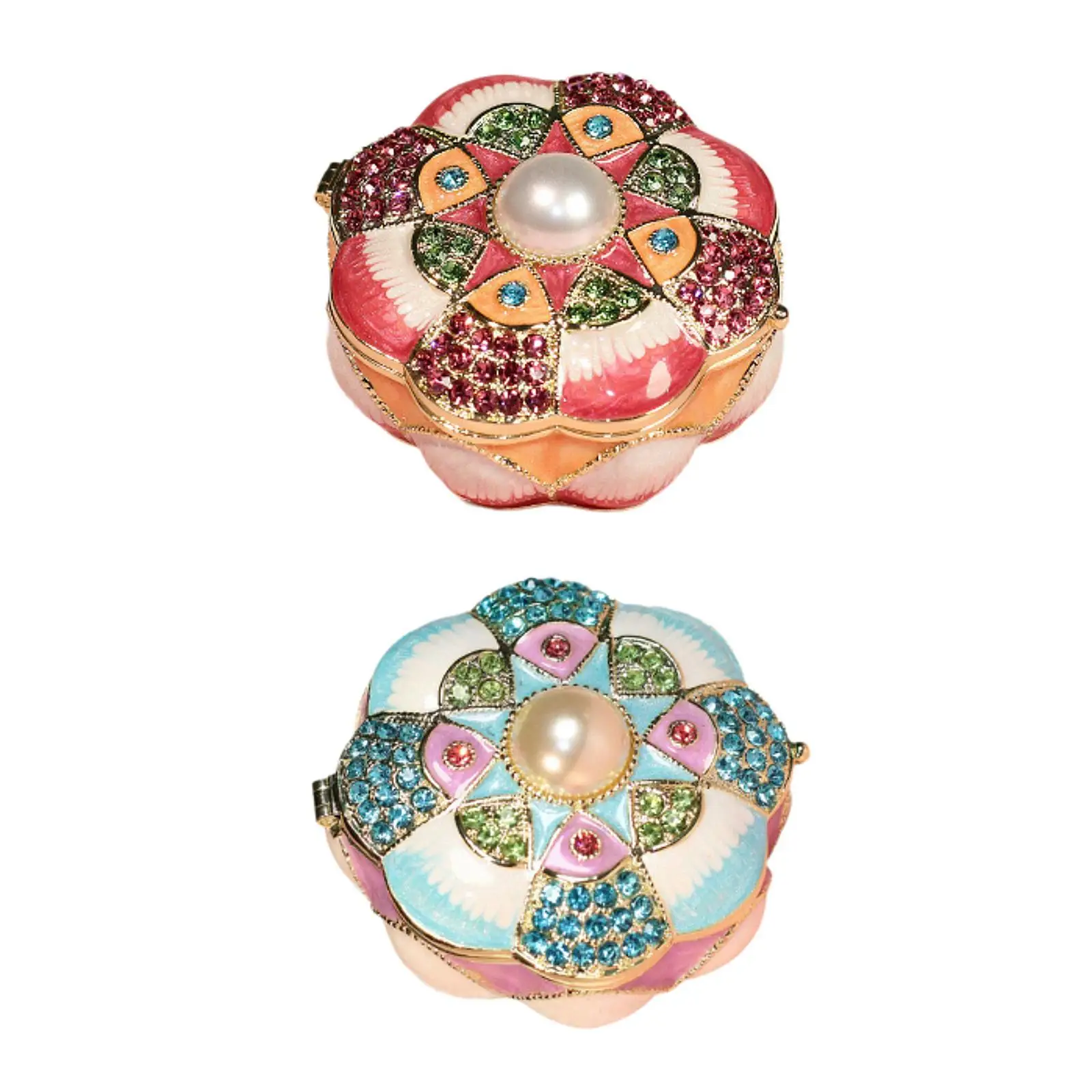 

Trinket Box Decorative for Women Creative Tabletop Home Decoration Jewelry Box for Charms Earrings Necklaces Rings Bracelets