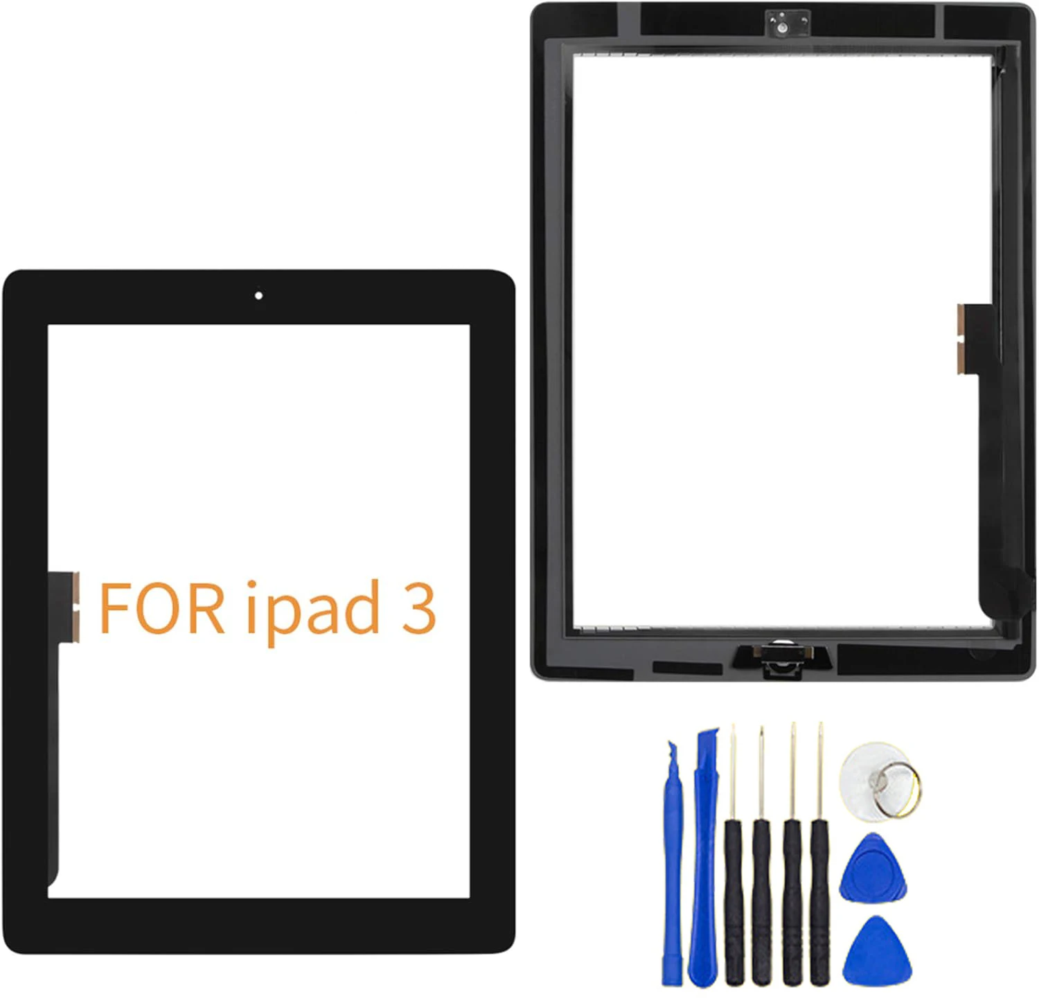 

Сенсорный экран для IPad 3 ipad3 a1416 a1430 a1403 сенсорный экран дигитайзер панель в сборе запасная часть стекло для IPad 3 ЖК