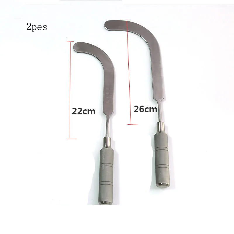 Cosmetic breast measurement tools Sickle plate Sickle breast stripper Sickle breast retractor stripper