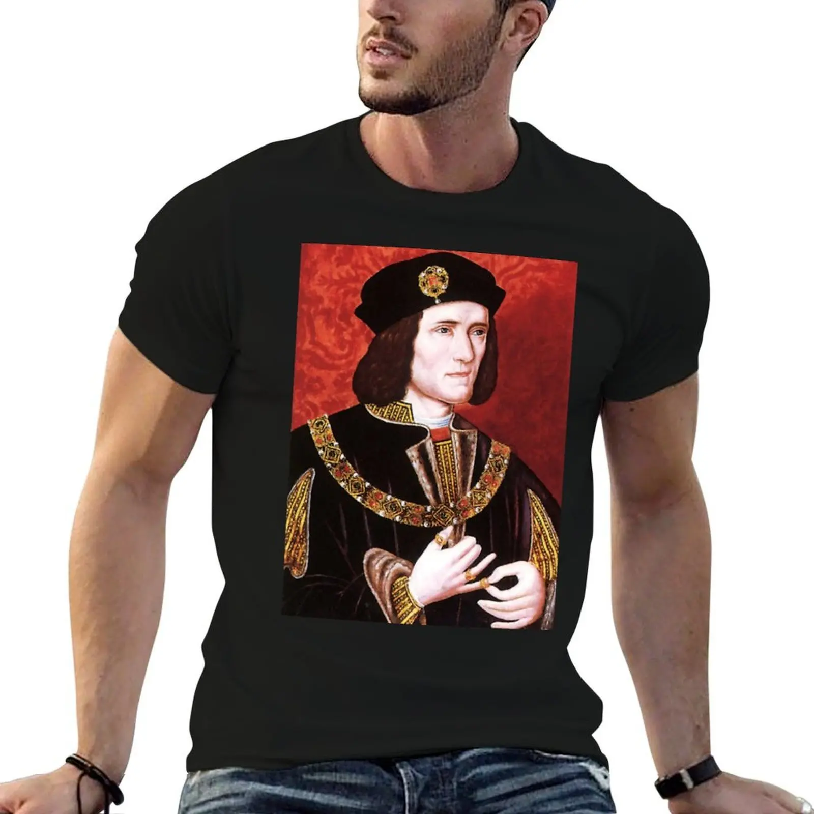 Richard III T-Shirt t shirt men 100% cotton luxury brand man t shirt luxury printed t shirts for man T-shirt