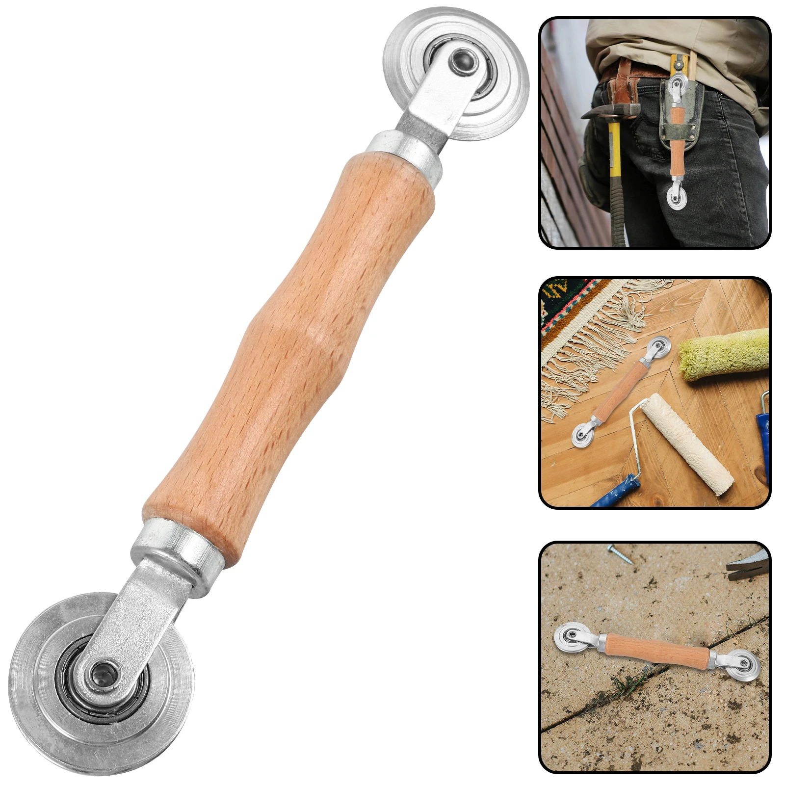 

Spline Roller Tool Wood Handle Mesh Screen Repair Installation Kit Durable Lightweight Bearing Design Compatible With Pressure