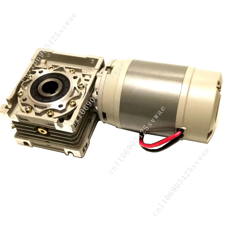 Motor de tornillo sin fin de 700W CC 12V 24V Nmrv040 Nmrv050 Motor de alto par con engranaje helicoidal y tornillo sin fin