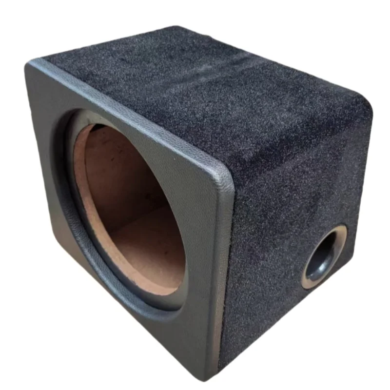 1Pcs High-End Snowflake Velvet Fabric Speaker Box 10inch 12inch Heavy Bass Speaker Box for Car Audio Modification and Trunk Bass Speaker Decoration