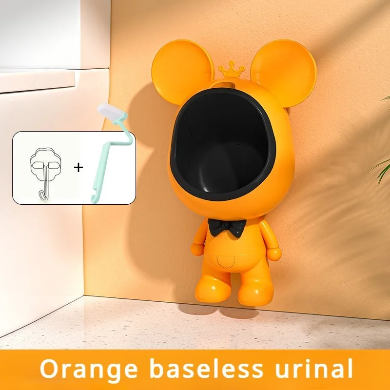 Potty Training Urinal for Toddler Pee Standing Urinals for Boys Funny Animal Wall-Mounted Toddler Toilet Removable easy to Clean