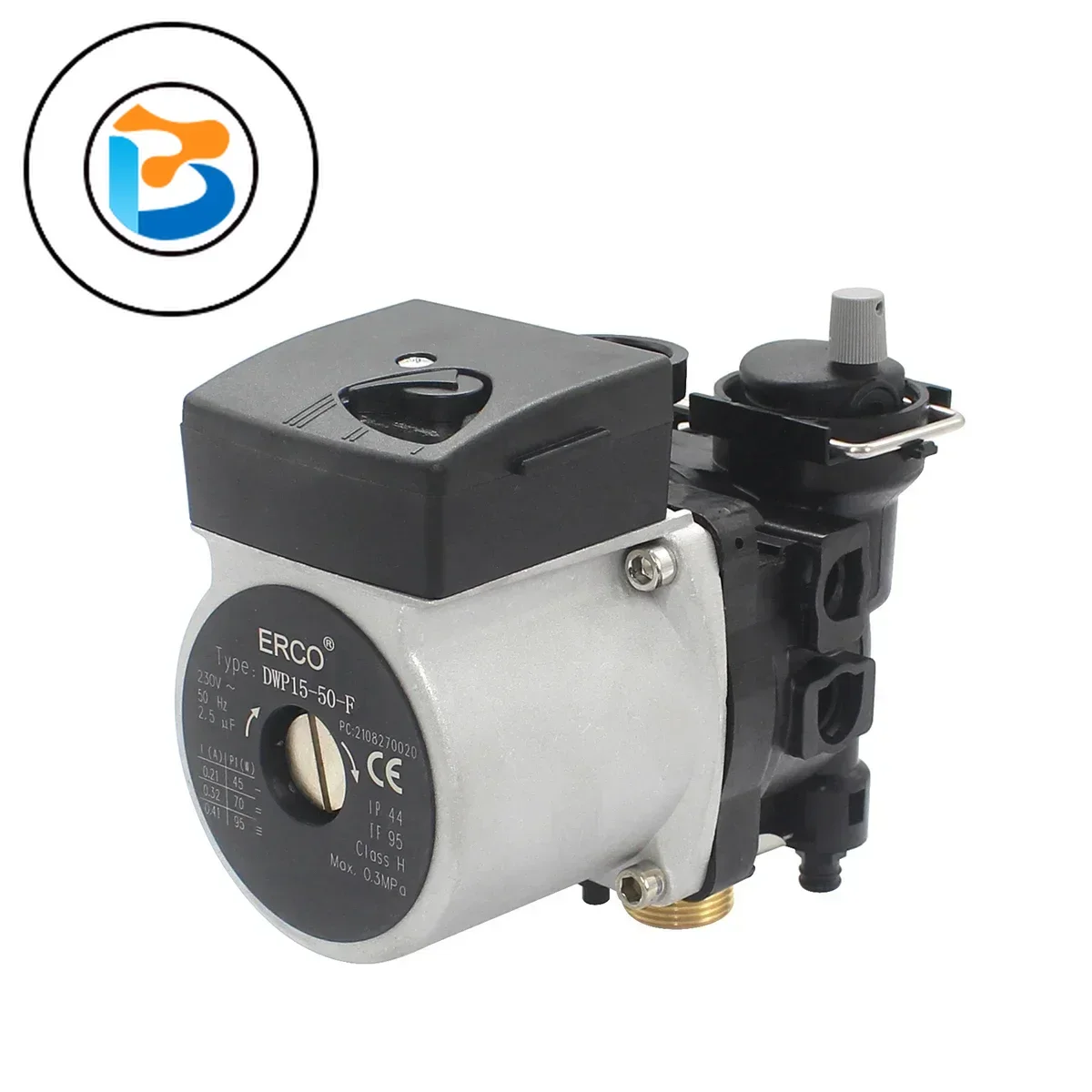 ERCO DWP15-50-F Motor de bomba de circulación de agua de caldera de Gas 902614160 46660270 para Ferroli Fortuna Diva y Koreastar