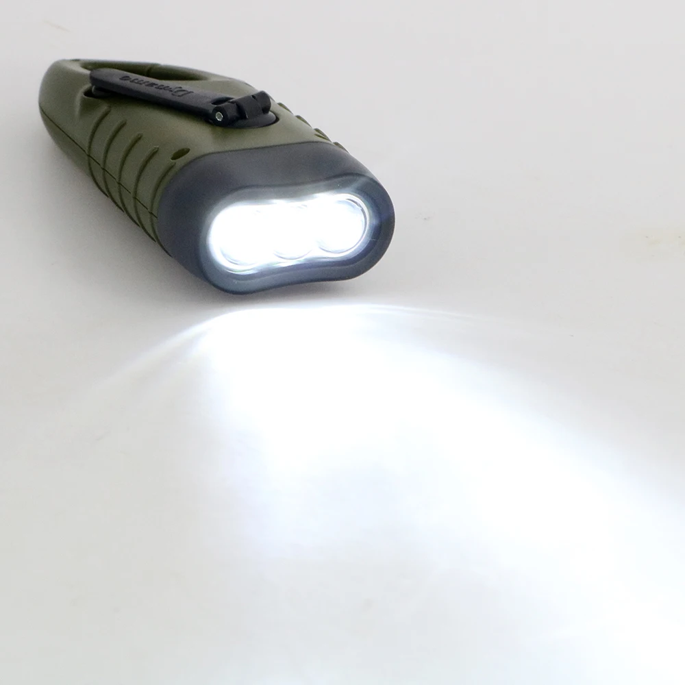 Imagem -06 - Lanterna Led Hand Crank Dynamo Portátil Tent Light para Camping ao ar Livre Tocha de Montanhismo Lanterna Solar Power