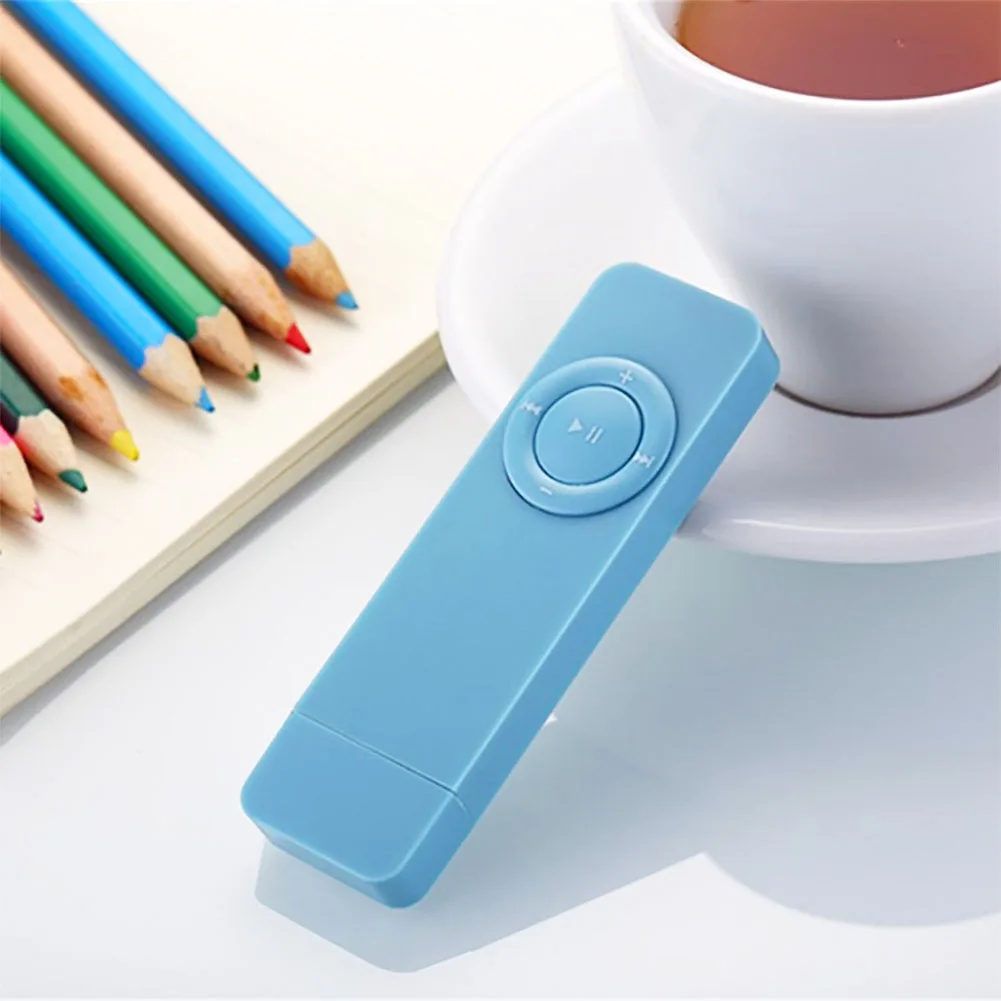 مشغل MP3 صغير N98R، شريط محمول عصري، وسائط موسيقى صوتية بدون فقدان تدعم بطاقة Micro-TF تصل إلى 32 جيجابايت (أزرق)