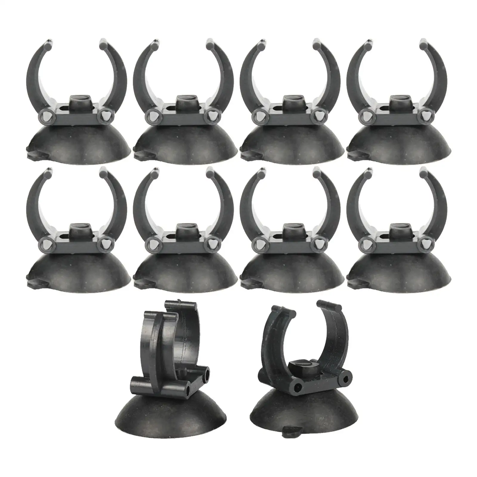 10 Pieces Aquarium Heater Suction Cups Fixing Clip Heating Rod Holders Clamps 35mm Diameter for Fish Tank Accessories