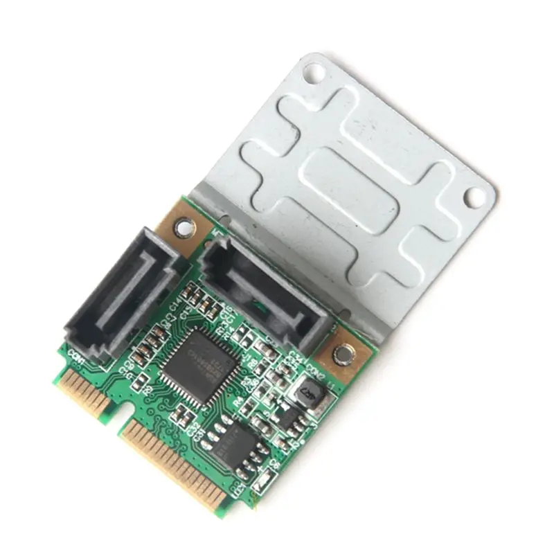 ABRI-Mini 2-Port PCI-E PCI To SATA 3.0 6Gbps Converter Hard Drive Expansion Adapter Converter Boards Card For Windows