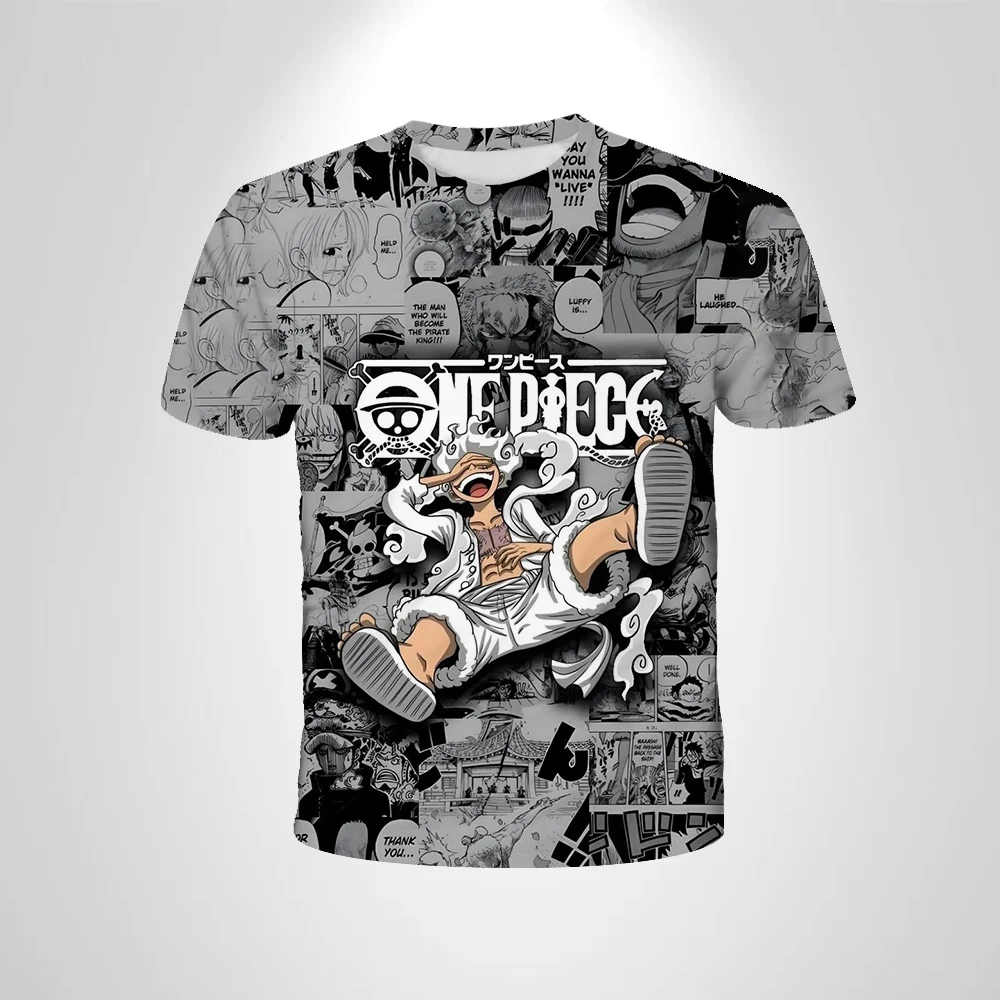 One Piece Straw Hat Luffy Soccer Tshirt Messi 10 Red Blue Gradient Pirate Skull Anchor Short Sleeve Anime Fan Tee - view 6