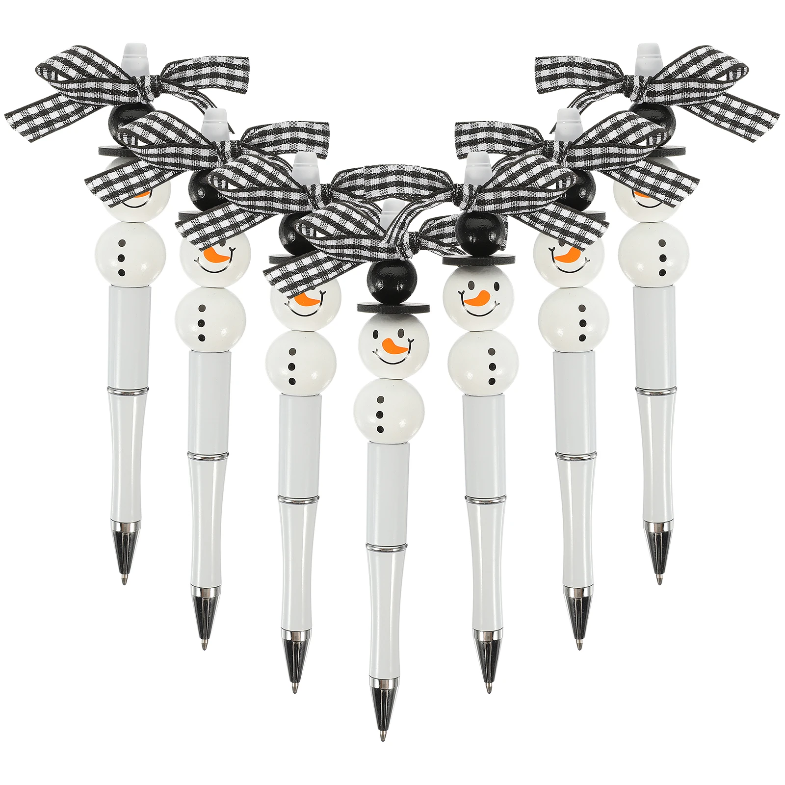 

1 комплект, портативная деревянная ручка с бисером, эргономичный инструмент для офиса, дома, гладкая многофункциональная шариковая ручка, комплект