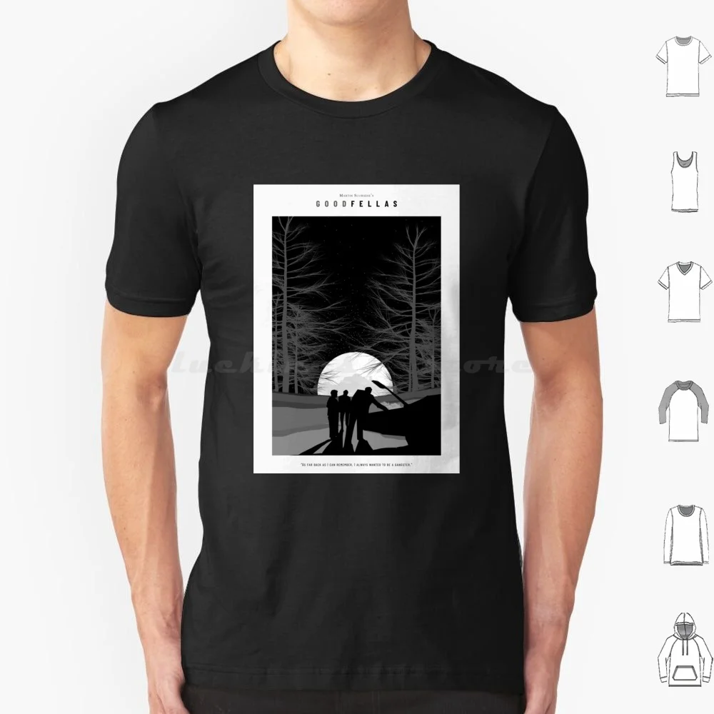 Goodfellas Print T Shirt Cotton Men Women DIY Print Goodfellas Movie Gangster Mafia Joe Pesci Scorsese Robert De Niro Film Mob