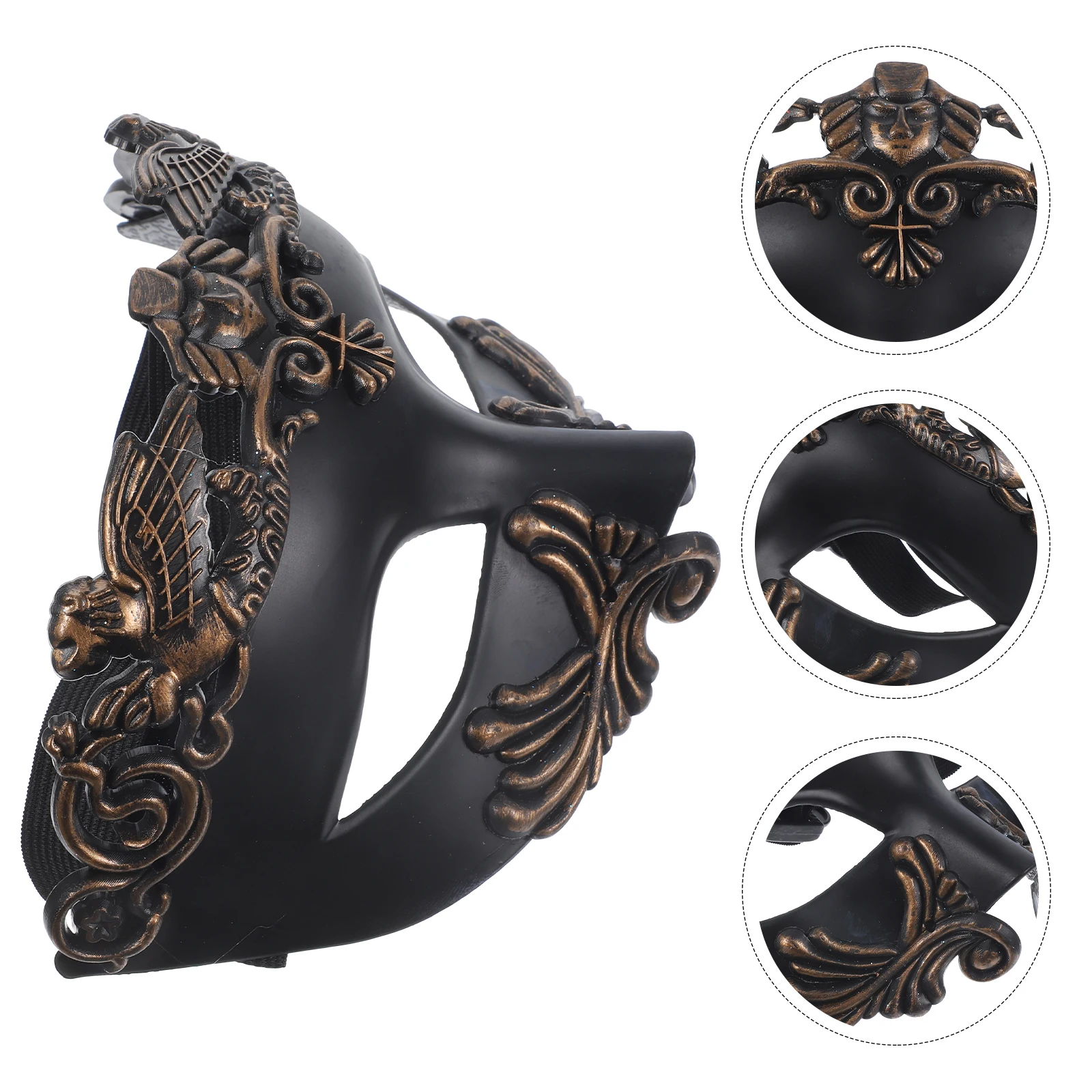 

Ladies Masquerade Halloween Costume Decorative Half Face For Women Carnival Cosplay Photography Props Party Accessories