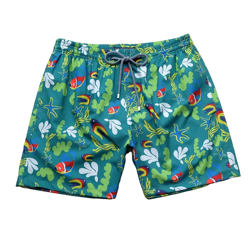 Pantaloni da spiaggia da uomo moda 3D pantaloni da bagno con stampa tartaruga vilebrequin pantaloncini da surf di alta qualità per il tempo libero per le vacanze al mare ad asciugatura rapida