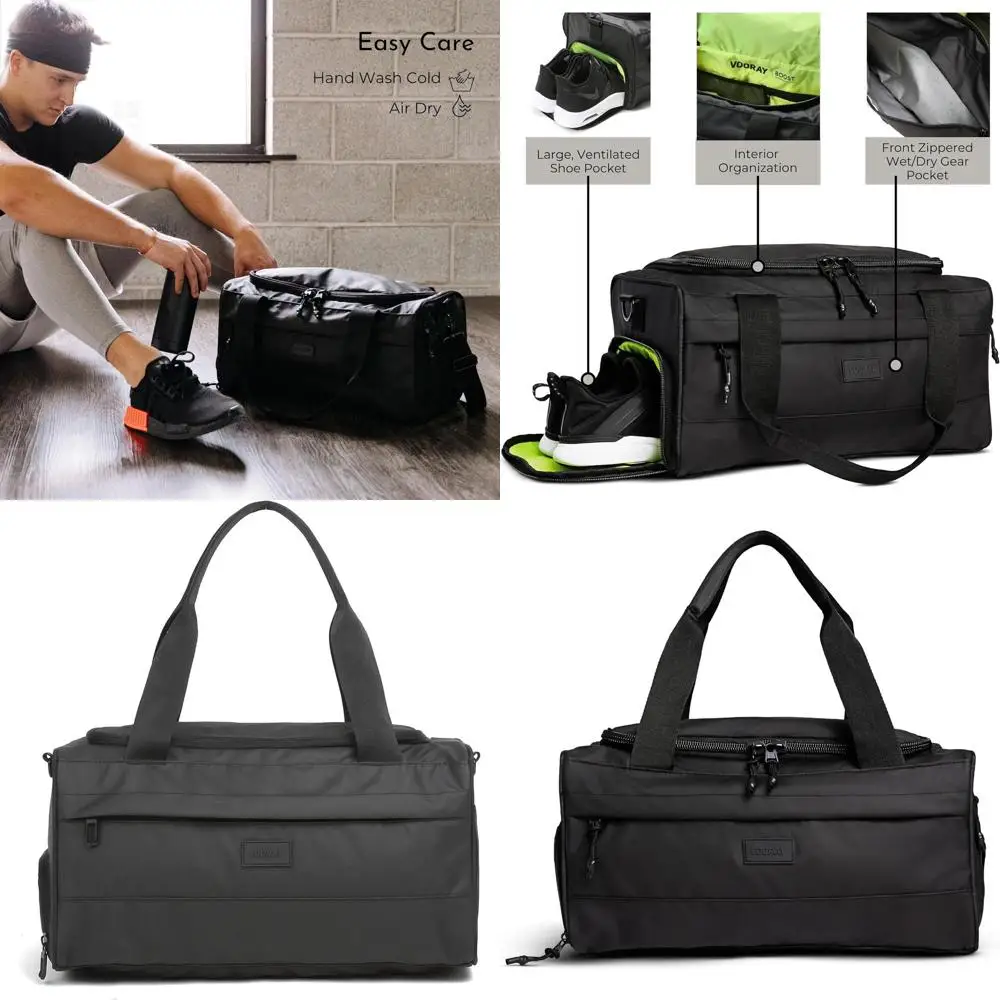 

Lightweight 22L Duffle Bag - Unisex Gym & Travel Bag with Shoe Compartment, Durable for Sports, Training, Overnights, and Weeken