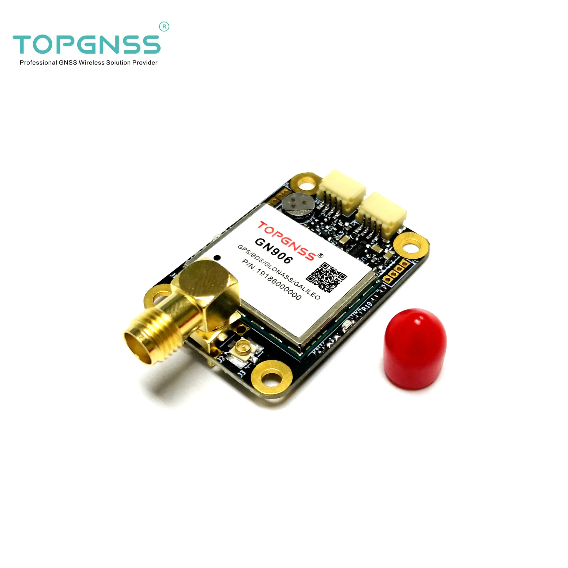 Designed with the ZED-F9P F9 module, the RTK high-precision GNSS receiver can be used as a base station and rove TOPGNSS TOP3509