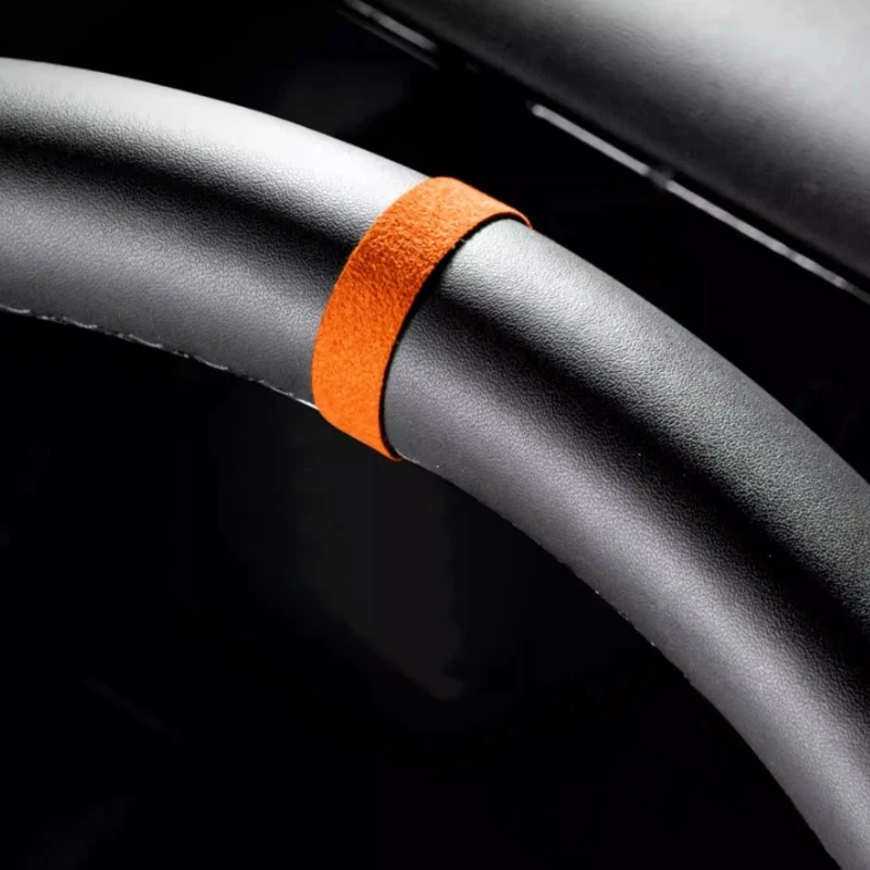 ملصق محاذاة عجلة القيادة من جلد الغزال لـ BYD Leopard 7 Titanium 7 ملحقات تعديل ديكور داخلية مضادة للخدش