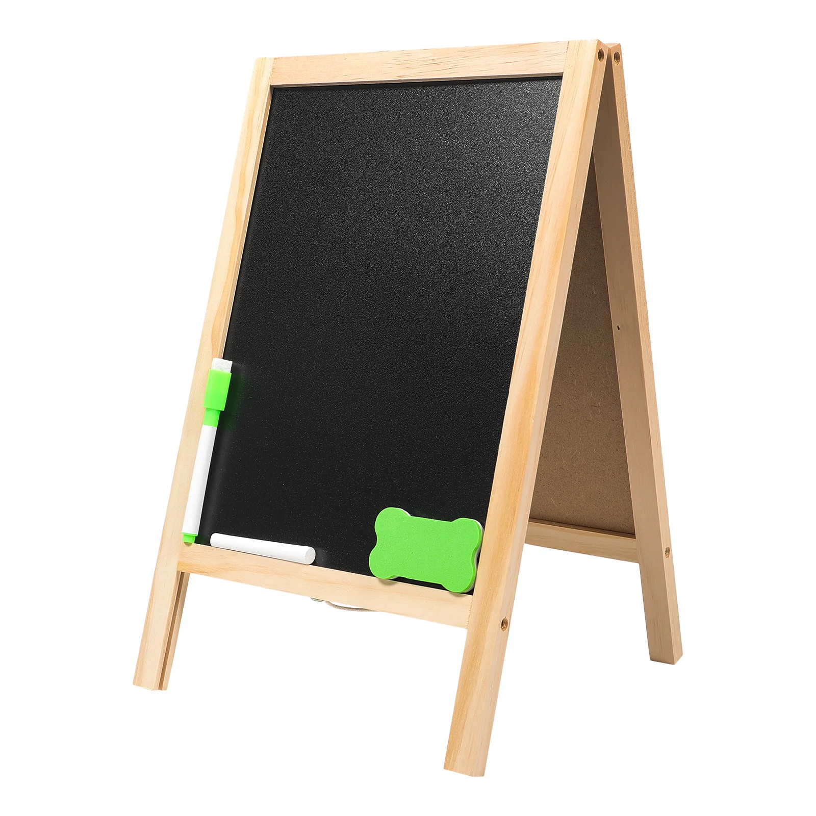 Magnetic Double-sided Blackboard Chalkboard Rectangular Hanging Blackboard Party Table Number Place Tag Message Board Signs Memo