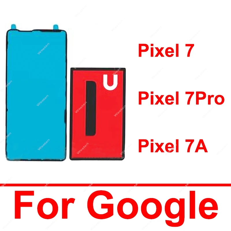 Back Battery Cover Sticker For Google Pixel 7 Pro 7Pro 7A Front LCD Screen Adhesive Sticker Rear Battery Cover Housing Adhesive