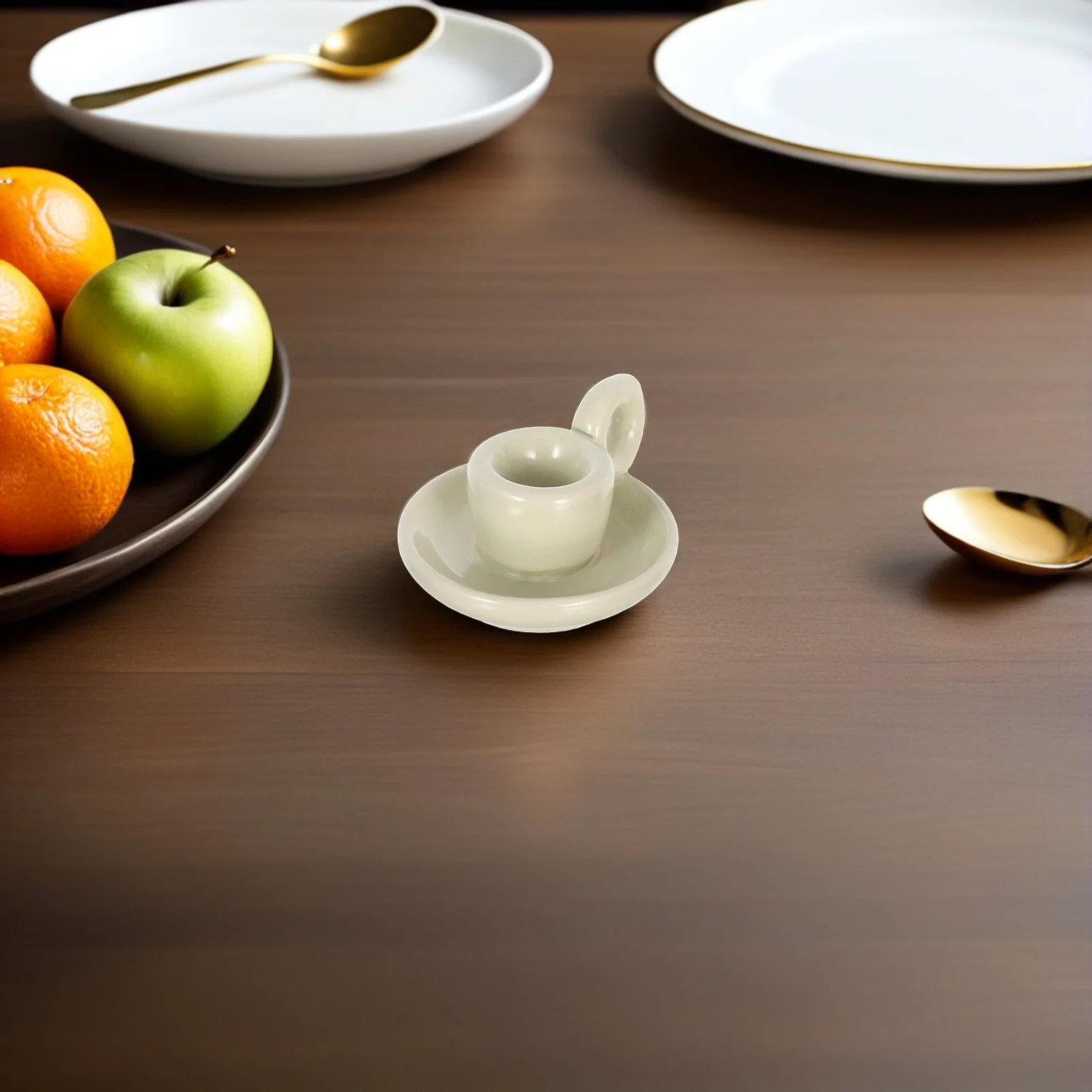 

2 PCS Ceramic Candlestick Base Burning Holder Candlesticks Stand Tealight Ornament