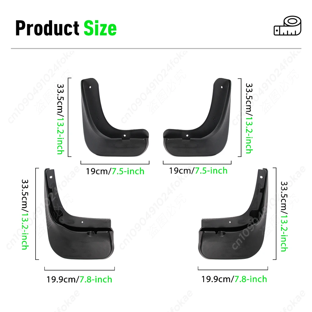 For Volkswagen VW Golf Mk4 Bora Jetta 1998 1999 2000 2001 2002 2003 2004 2005 Fender Mudflaps Splash Guards Mudguards Mud Flaps