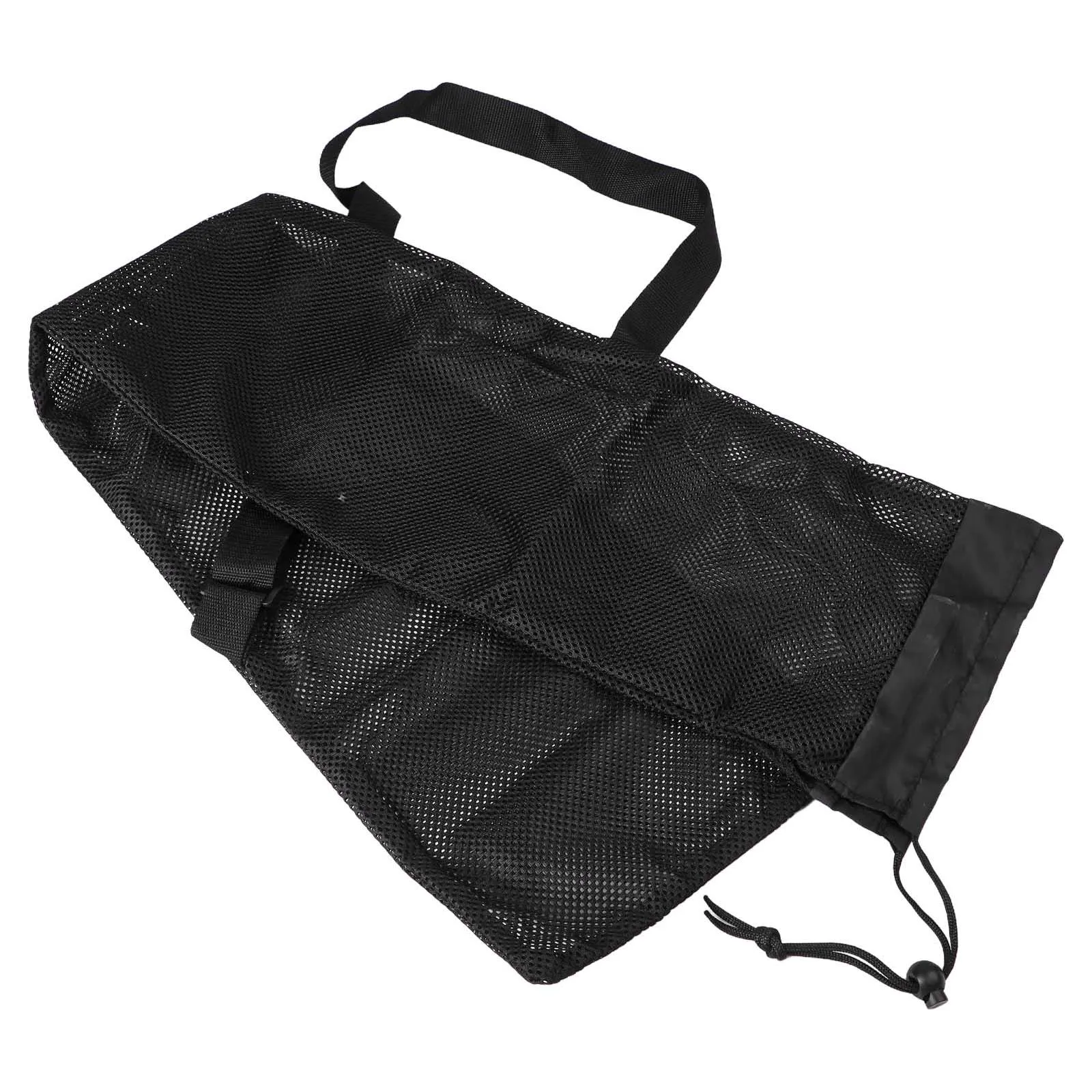 Bolsa de remo com cordão alça de ombro ajustável 126*25cm bolsa de ombro ajustável bolsa de malha amplo espaço de armazenamento