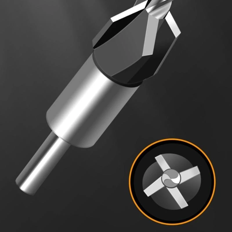 

652F DIYer Home Project Countersink Drill Bit, Adjustable Woodworking Tool for Woodworkers Hobbyists Accurate Screw Placement