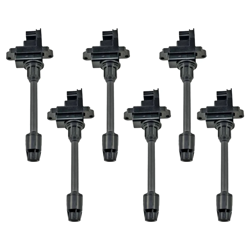 6PCS Ignition Coil 22448-31U01 22448-31U06 For Nissan Maxima Infiniti I30 1995-1999 Parts