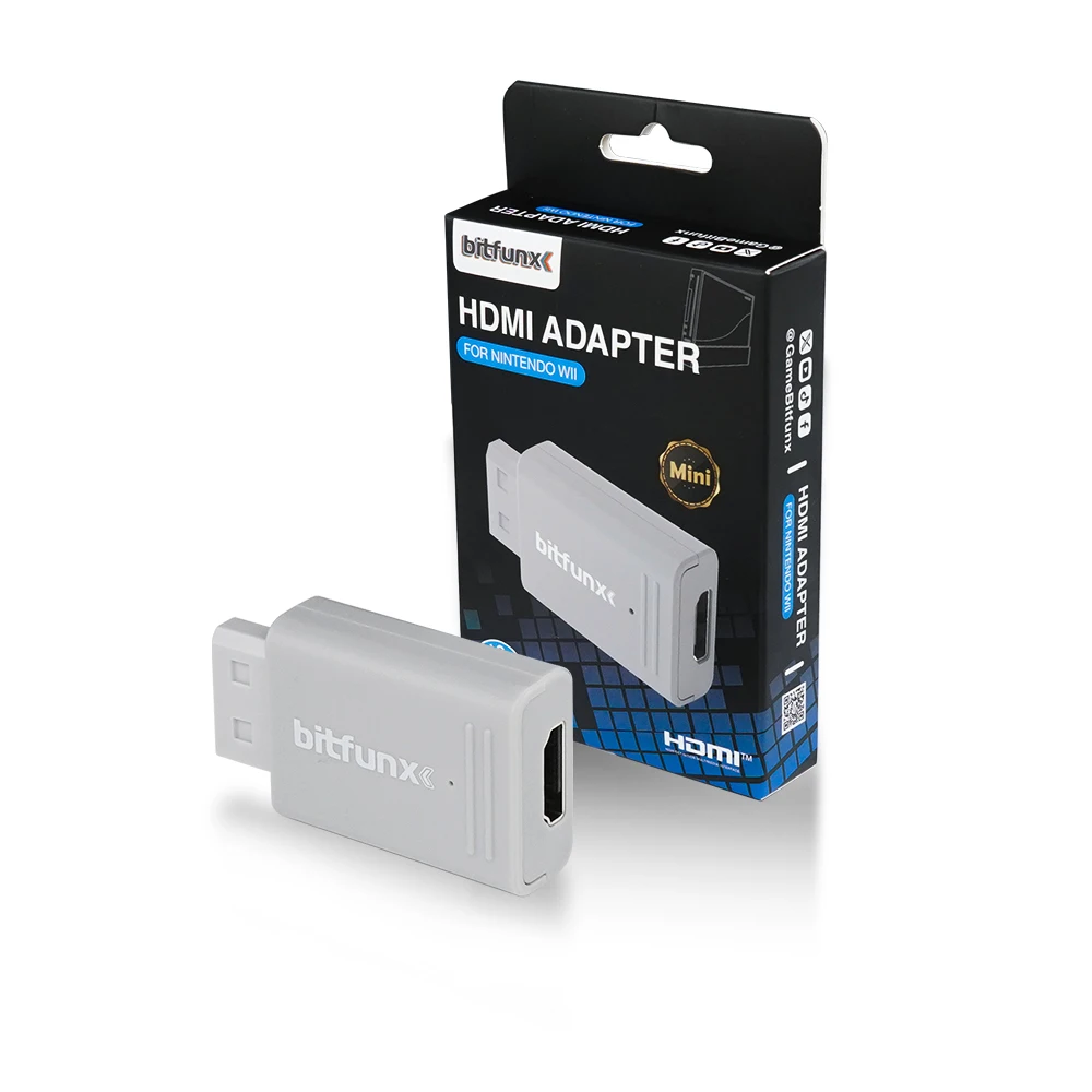 Bitfunx Mini Video Audio Adapter YPBPR auf HDMI ™ Konverter für PAL NTSC Wii Spielekonsole Plug and Play