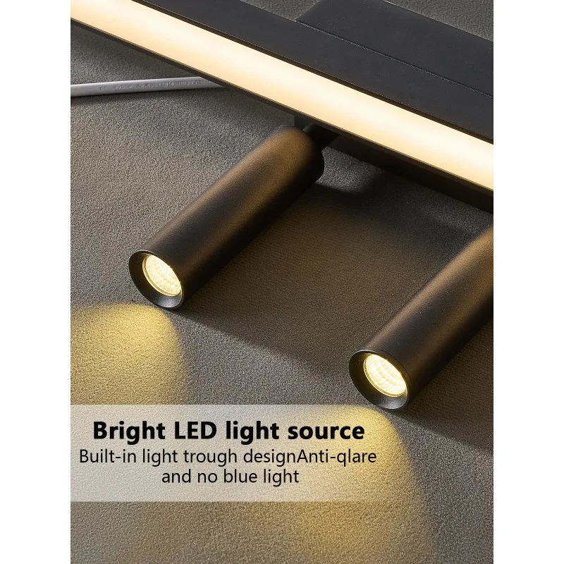 Nordic Led Ceiling Lamp For Living Dining Room Bedroom Closets Kitchen Aisle Strip Track Spotlight Background Lighting Fixture view 5