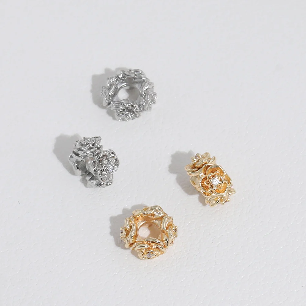 

Cordial Design 50Pcs 8*8MM Hand Made/Jewelry Findings & Components/Copper/Bracelets Accessories/Genuine Gold Plating #194992