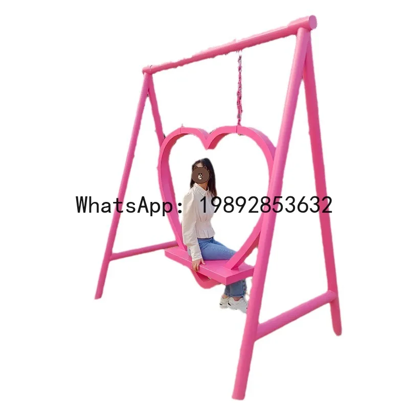 BJ Fiberglass Internet Celebrity Seat Check-in Photo Sculpture Mall Scenic Area Square Ornament Garden Landscape Decoration