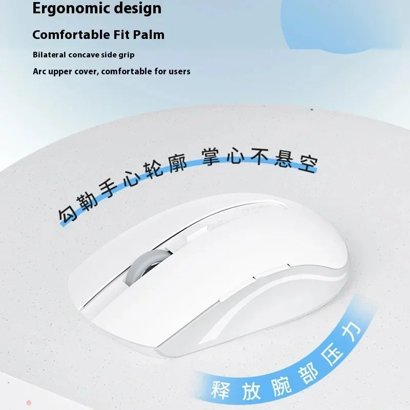 Rapoo M350g Wireless Mouse Silent Office Bluetooth Three Mode Ergonomics Lightweight Long Endurance Customized Gaming Mouse Gift