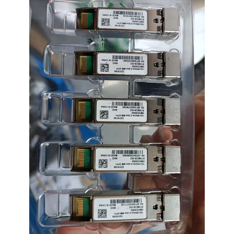 used for  OMXD30000 Used Original 10GBASE-SR SFP+ 850nm Duplex LC OM3 300m DDM Optical Transceiver 95% Tested