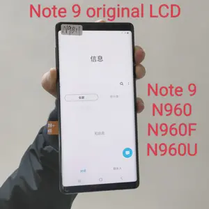Bilashmart 6.4 inch original display screen suitable Samsung Note 9 LCD N960 N960F N960 AMOLED with frame replacement component