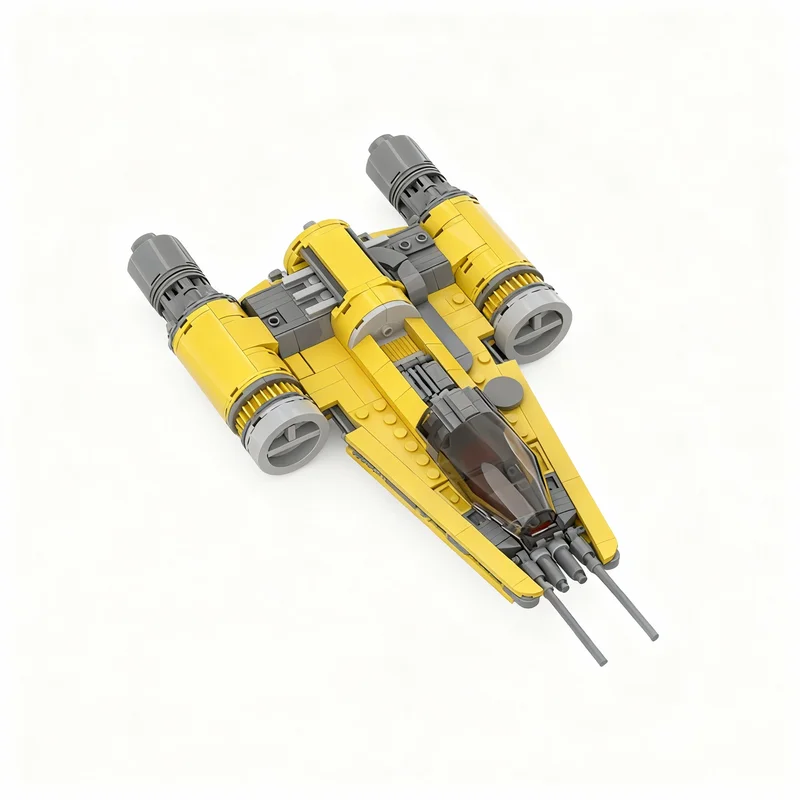 407pcs MOC Star Battle DF Scourge Outlaws Pirate Starfighter Model Building Blocks Toy Architecture Christmas Gifts Brick Idea