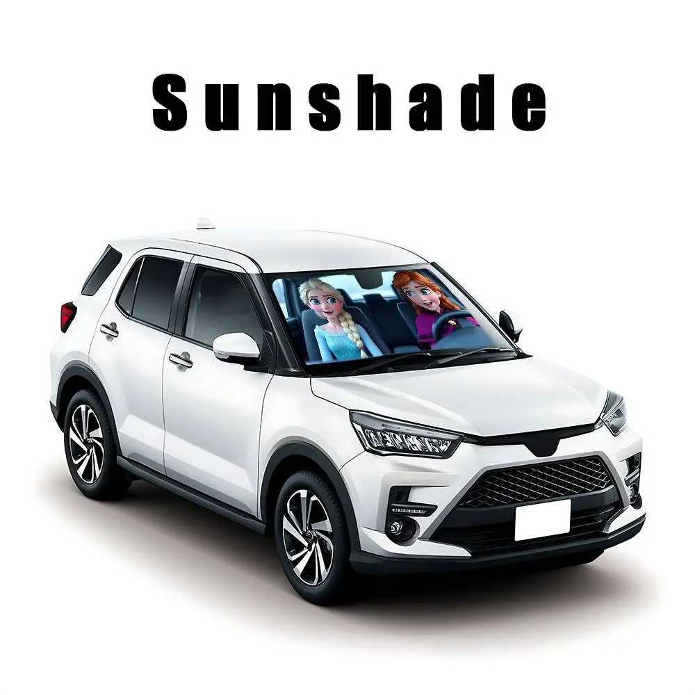 بارد E-إلسا القيادة سيارة ظلة الستائر القيادة سيارة ظلة الزجاج الأمامي غطاء الظل الأشعة فوق البنفسجية سيارة الشمس قناع حامي #6