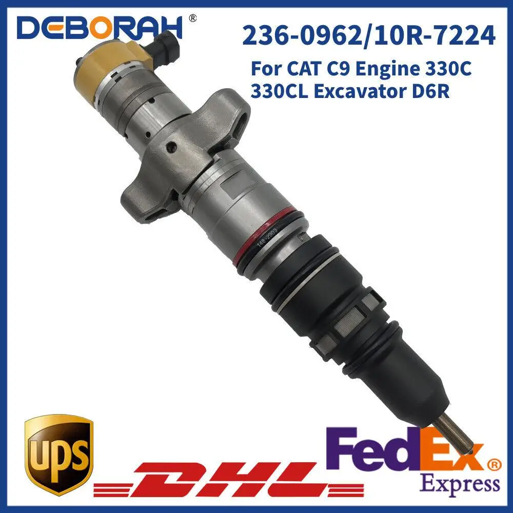 

236-0962 10R-7224 Common Rail Diesel Fuel Injector For Caterpillar CAT C9 Engine D6R II TRACTOR