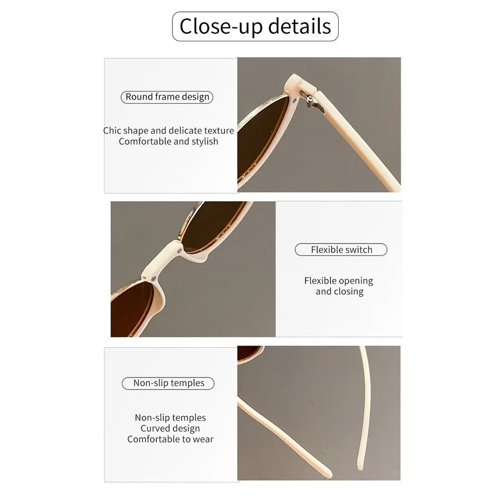 Fashion Women Men Small Sun Glasses Shades Half-frame Cat Eye Sunglasses